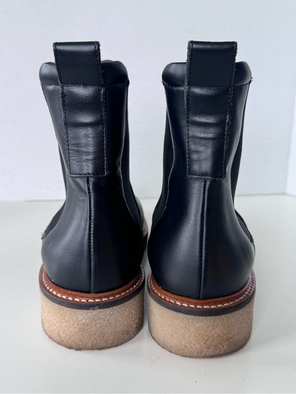 Everlane The Chelsea Boot Leather Black Women’s Size 9.5 - Picture 8 of 11